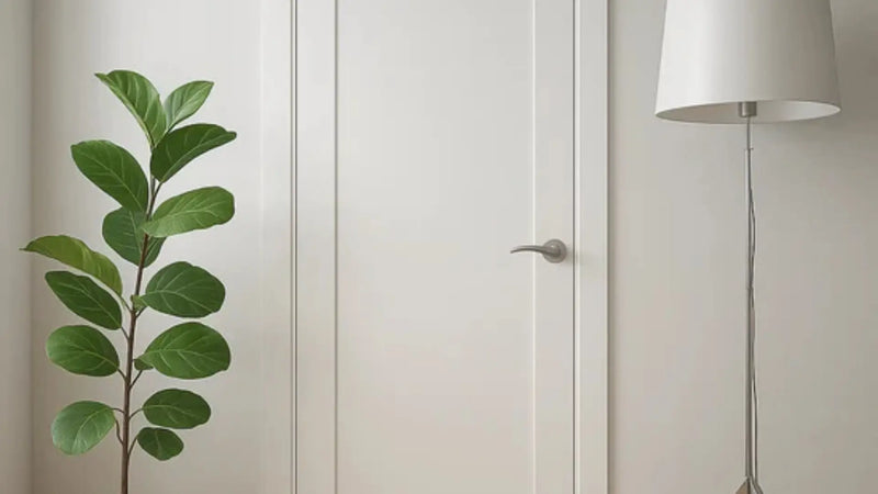 Shaker 1-Panel Doors for Simple, Elegant Interiors