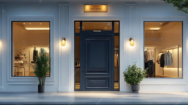 Shop Elegant Entry Doors with White Oak Mexicano Finish for Your Home - Shield Doors & Windows