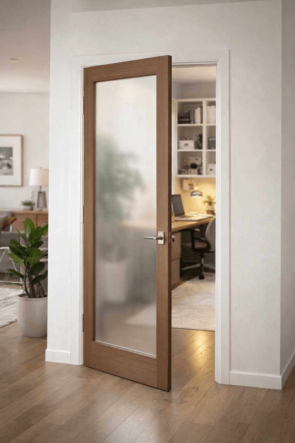1 Lite Timber And Glass Internal Door - Meranti - Shield Doors & Windows