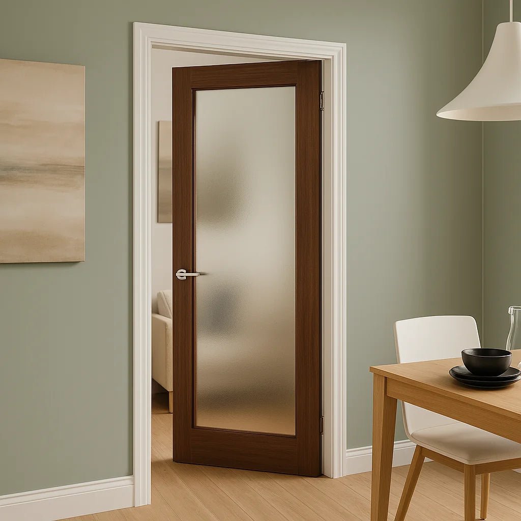 1 Lite Timber And Glass Internal Door - Meranti - Shield Doors & Windows