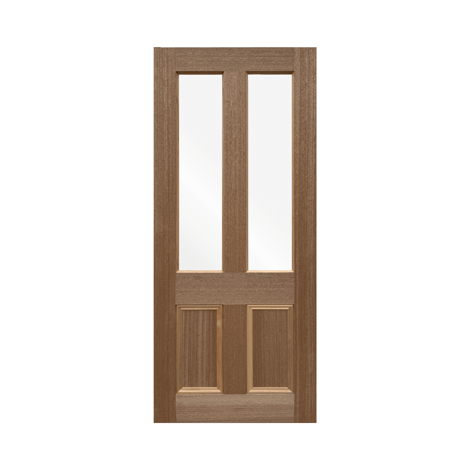 2 Panel 2 Lite Front Door - Shield Doors & Windows