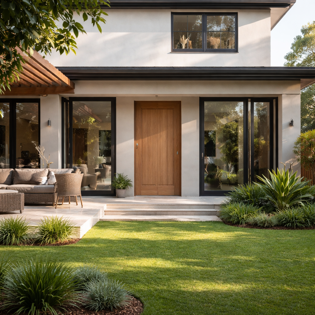 White Oak Front Door - Cherwell