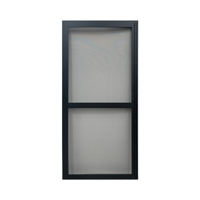 BLACK - Fiberglass Mesh Flyscreen – 2 Panel Sliding Door