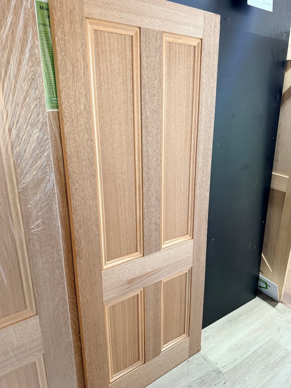 4 Panel Cedar Front Door - Shield Doors & Windows