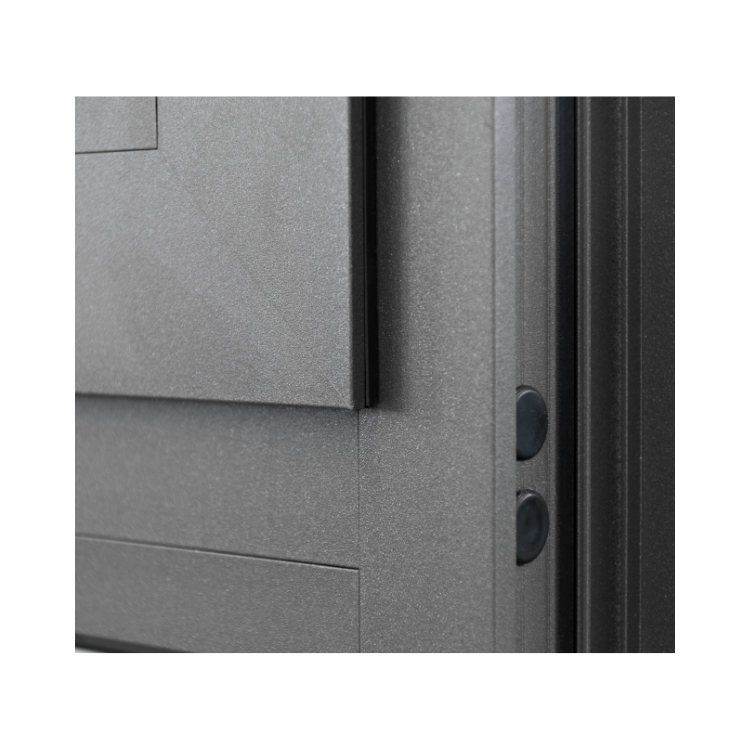 black Awning window corner