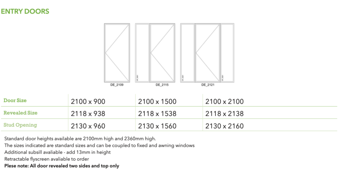 ENTRY DOORS