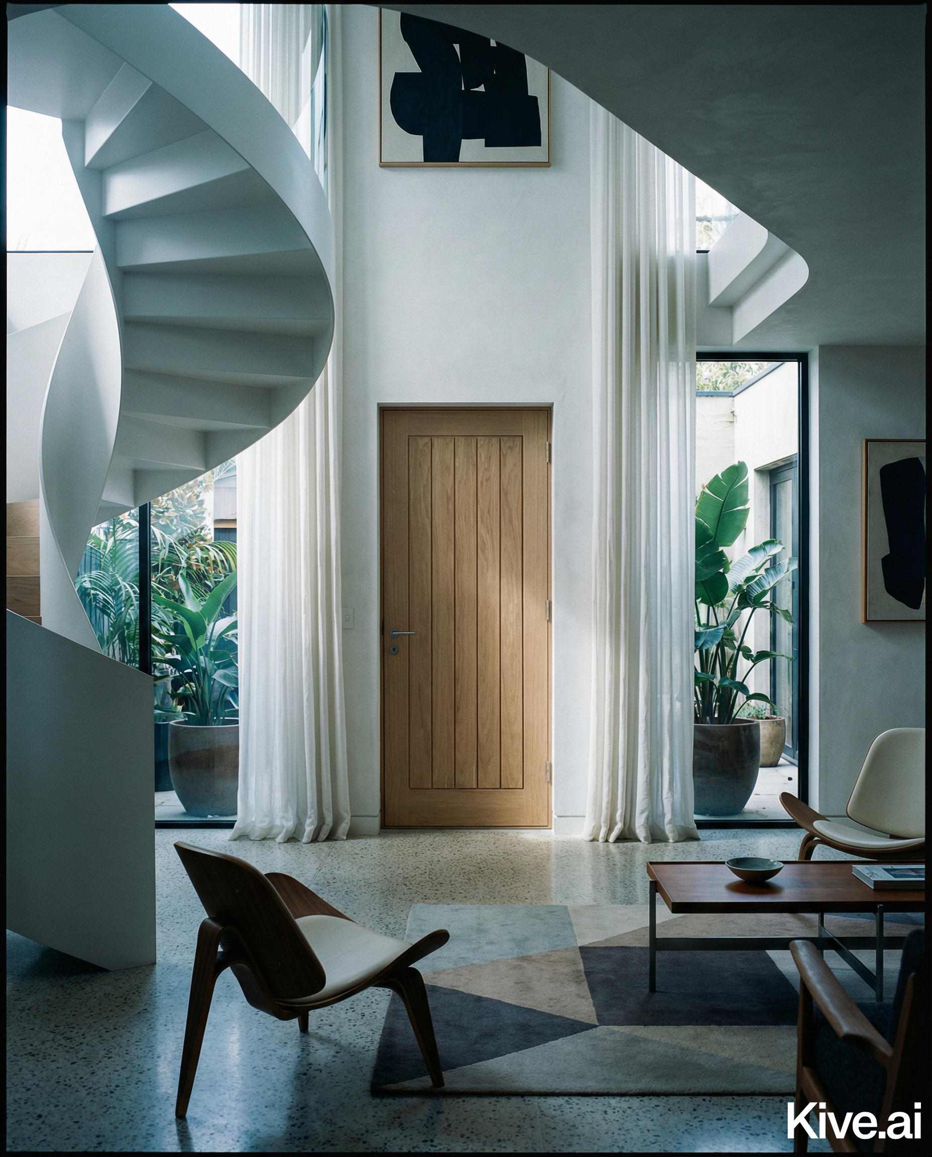 White Oak Front Door - Cherwell