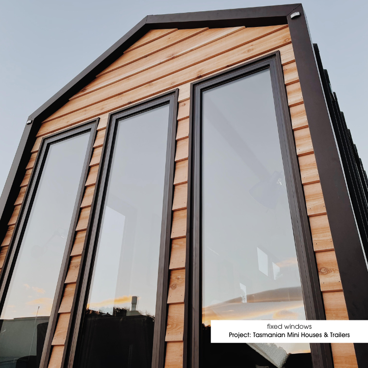 Modern FIXED WINDOW installation in Australian home