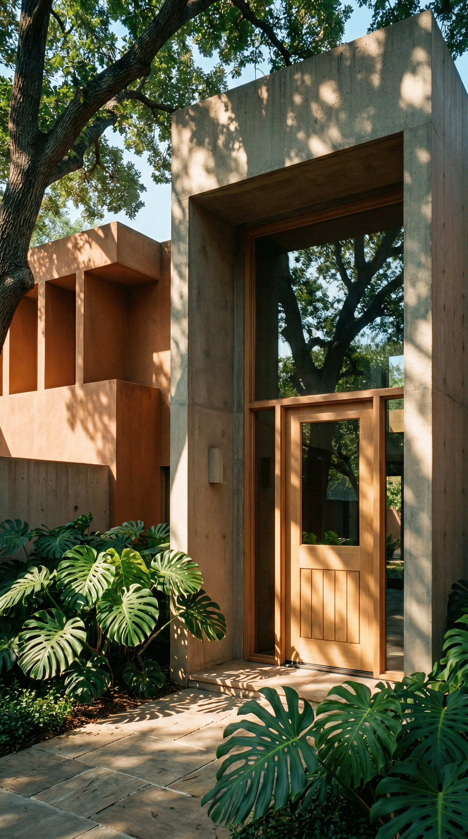 Half Lite Front Timber Door - White Mexicano - Shield Doors & Windows