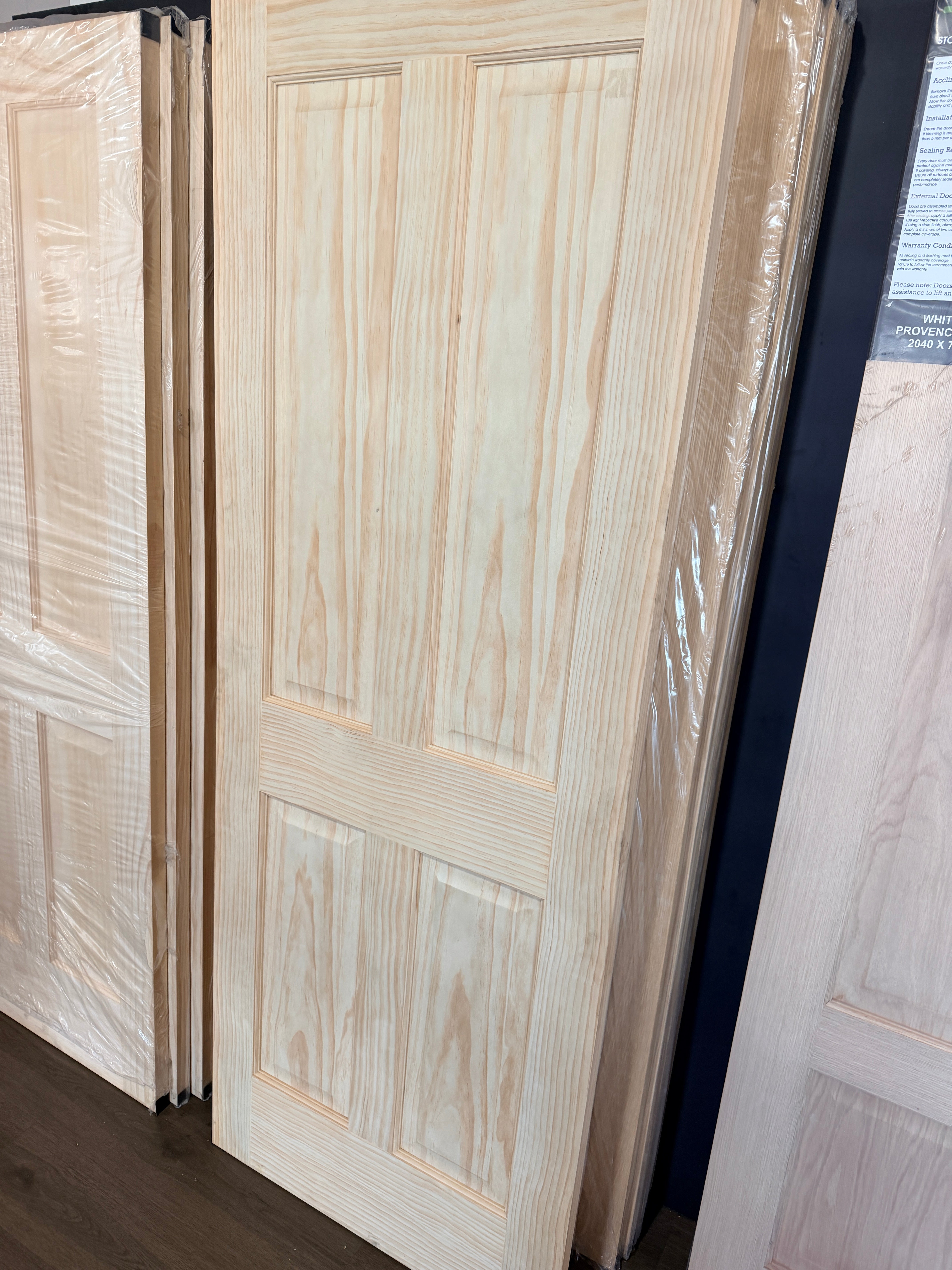 Windsor pine 4 panel internal door - Shield Doors & Windows
